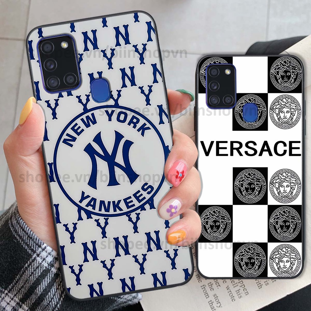 Ốp Samsung A21s in hình các thương hiệu nổi tiếng siêu đẹp, thời trang cá tính