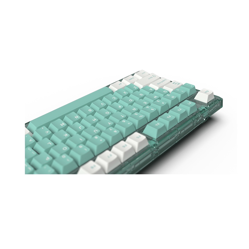 Bàn phím cơ Không dây FL-Esport Q75 Azure Green 3 Mode