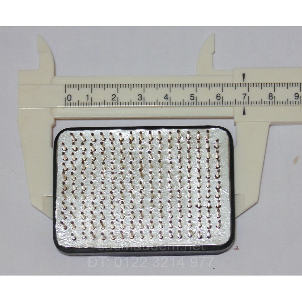 Bàn chông cắm hoa chữ nhật dài 63mm X rộng 45mm, Dụng cụ cắm hoa Ikebana