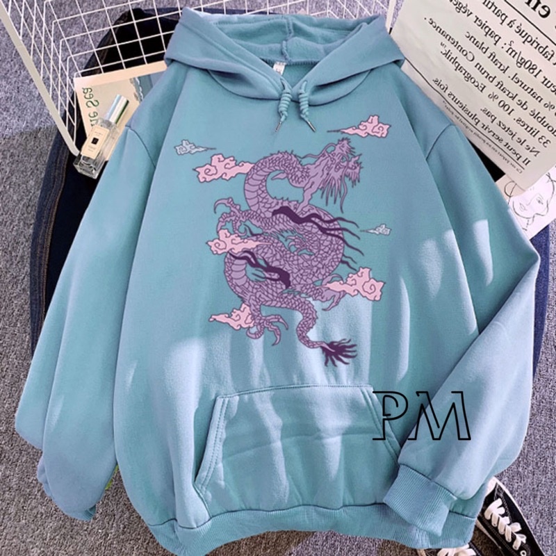 Áo hoodie rồng mây PM13