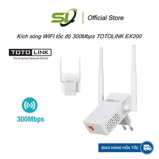 Thiết Bị Mở Rộng Sóng Wifi TOTOLINK EX200-Kích sóng WIFI tốc độ 300Mbps-Hàng chính hãng bảo hành 24 tháng