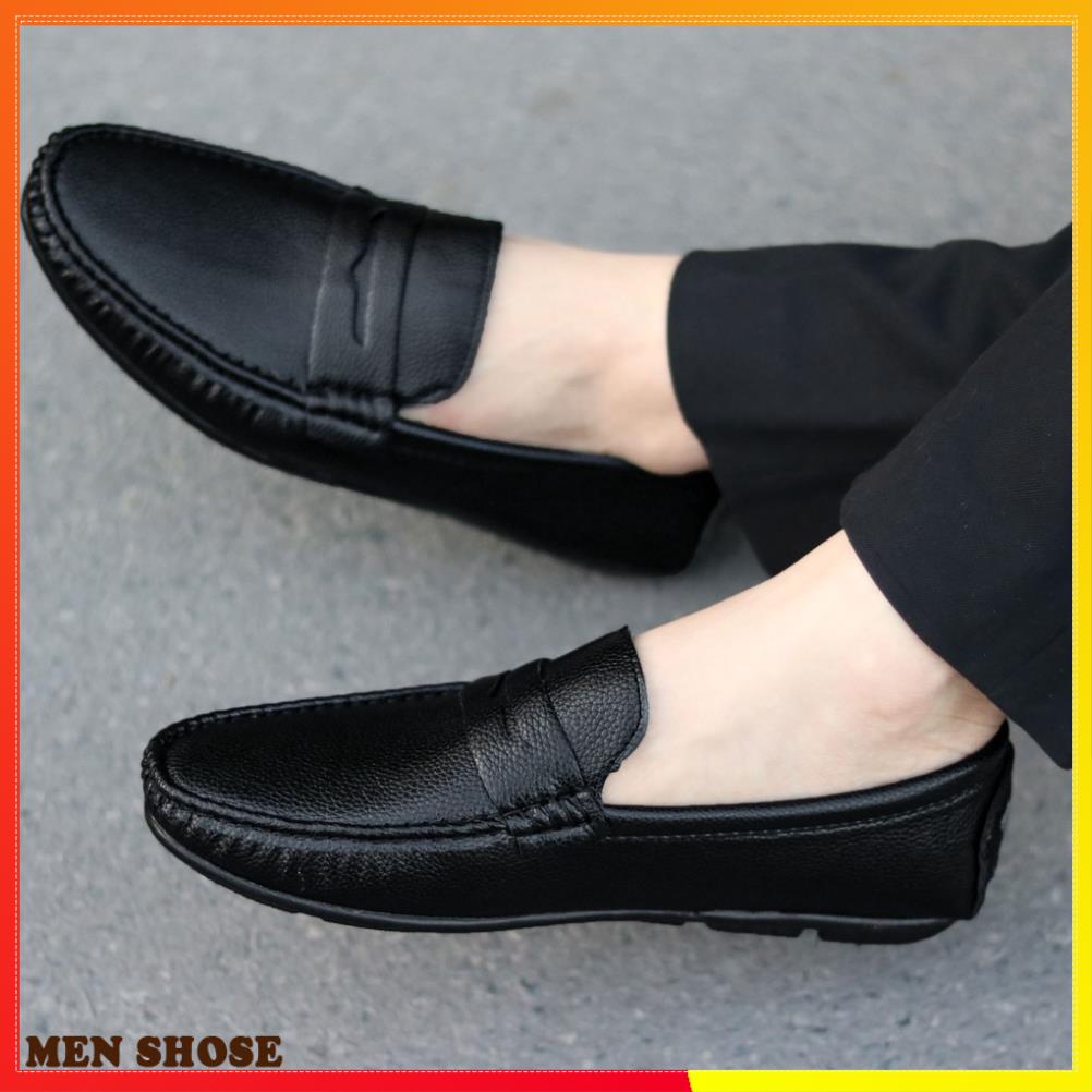 Giày Mọi Nam Da Lì  Mã M032