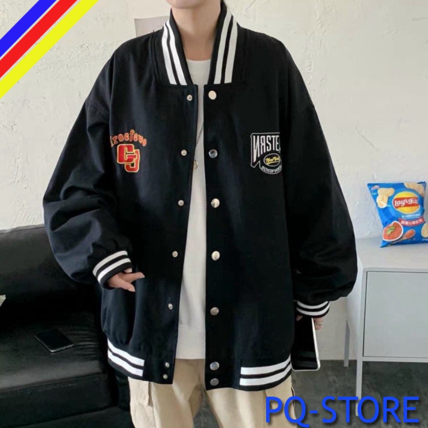 Áo Bomber Dù Logo In Mịn Đẹp Form Unisex Chất Dù 2 lớp