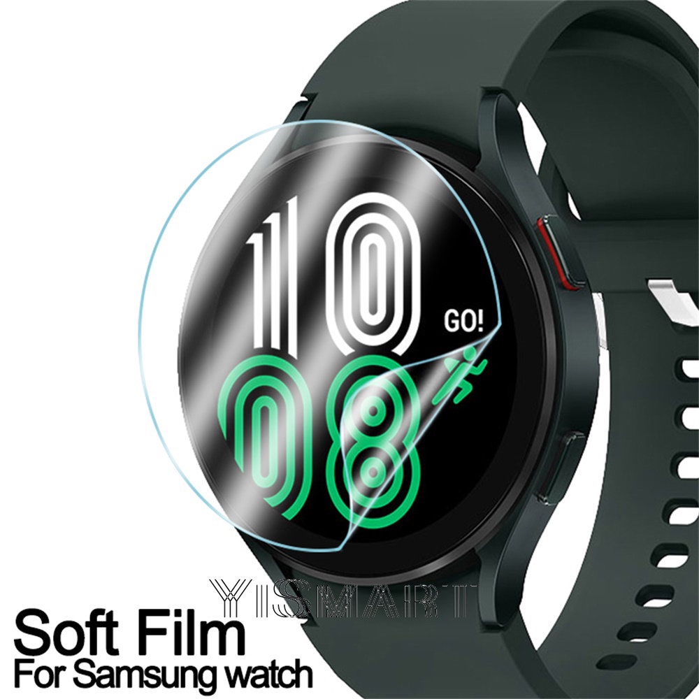 Kính Cường Lực HD Viền Cong 3D TPU Siêu Mỏng Bảo Vệ Màn Hình Đồng Hồ Thông Minh Samsung Galaxy Watch 5 Watch 4 40mm 44mm 5 Pro 45mm