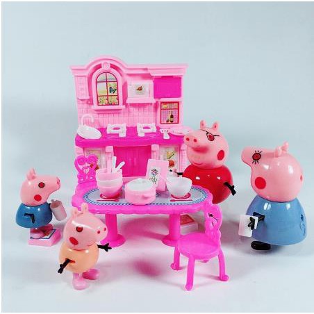 Đồ chơi trẻ em bộ nhà bếp gia đình nhỏ của peppa pig Thành Đô cho bé