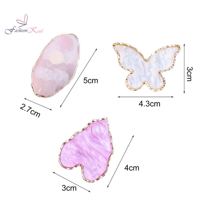 Nhẫn pha sơn gel mẫu đá siêu đẹp