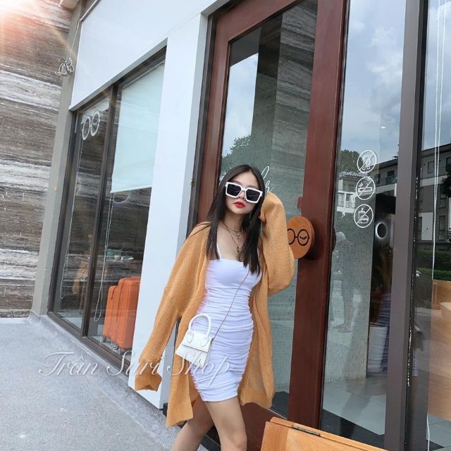 ÁO KHOÁC CARDIGAN MỎNG DÁNG DÀI