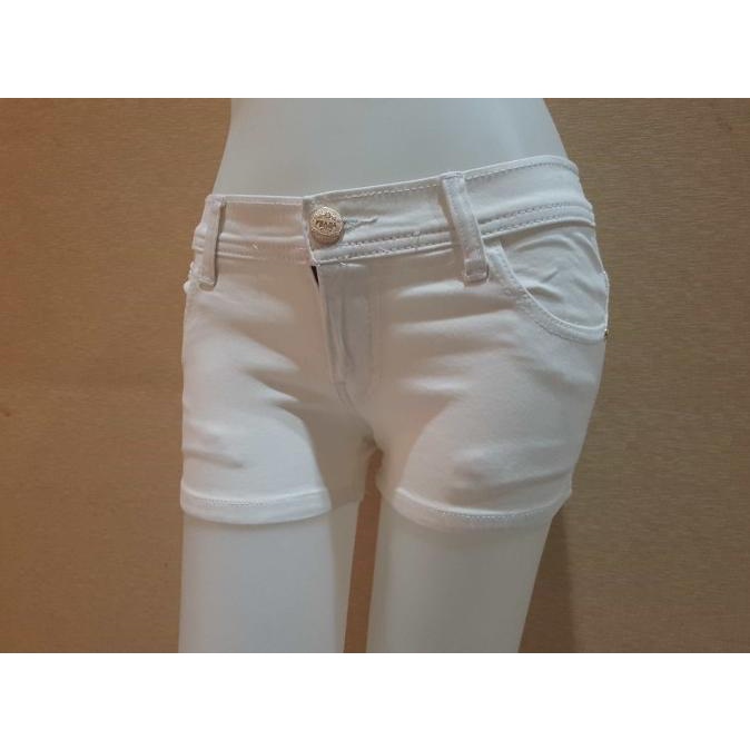 Quần Short Jean Co Giãn Màu Trắng Dễ Phối Đồ Hợp Thời Trang size 27 28 29 30 2809