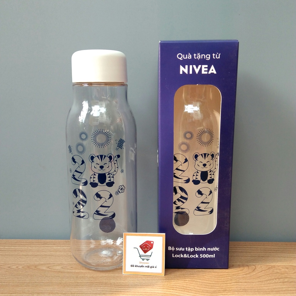 Bình nước nhựa Lock&amp;Lock 500ml không rỉ nước Nivea