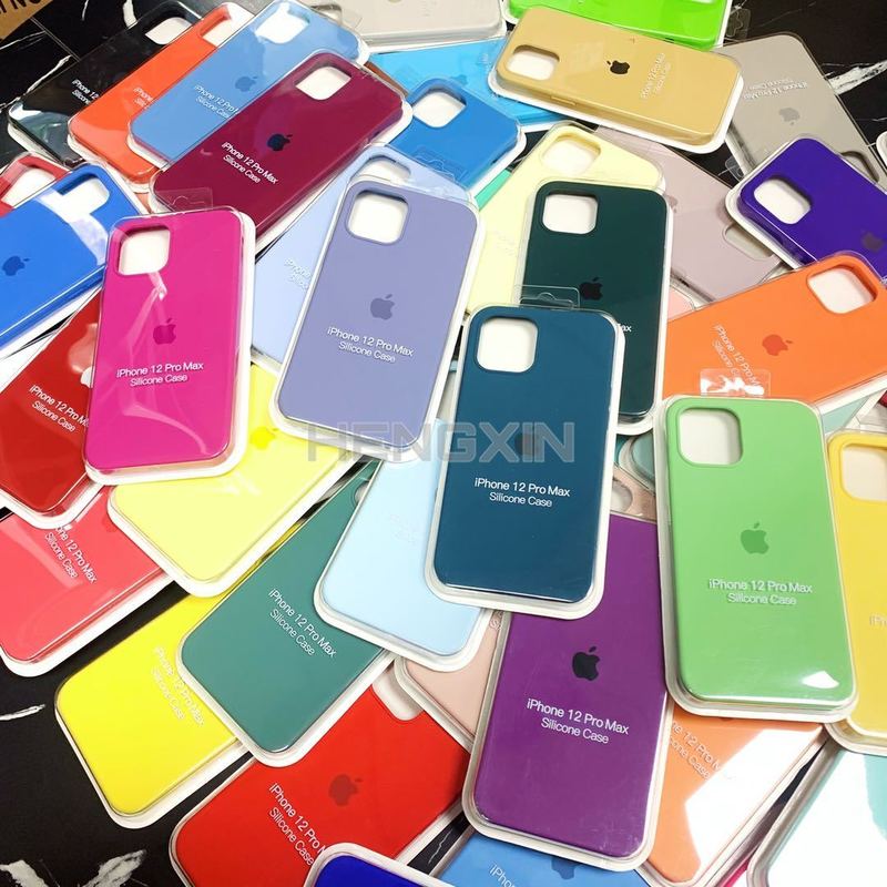 Ốp Lưng Silicone Màu Trơn Đơn Giản Cho Iphone 12 12pro 11pro 6 6s 7 8 Plus I7 I8 I6 I6S | BigBuy360 - bigbuy360.vn