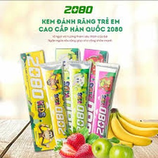 KEM ĐÁNH RĂNG 2080 KID'S CHO TRẺ EM HÀN QUỐC (HƯƠNG TÁO)