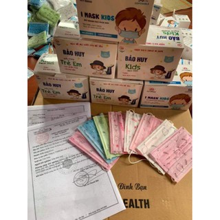 Combo 2 hộp khẩu trang trẻ em.
