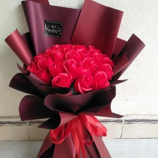 Bó  hoa sáp đẹp