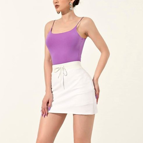 Áo 2 dây nhọn dáng dài cotton may 2 lớp , áo thun hai quai sợi bún cho nữ The Kim A105 | BigBuy360 - bigbuy360.vn