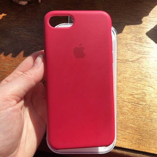 [Màu ĐỎ RED] Ốp lưng silicon iPhone 7Plus/8Plus chống bẩn, kháng bụi