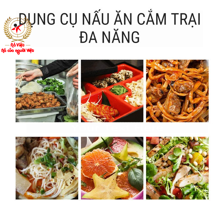 Bộ nồi chảo cốc hiệu CAMEL 8 món, dễ dàng mang đi du lịch cắm trại gọn nhẹ xuất nhật,  [DCP2]