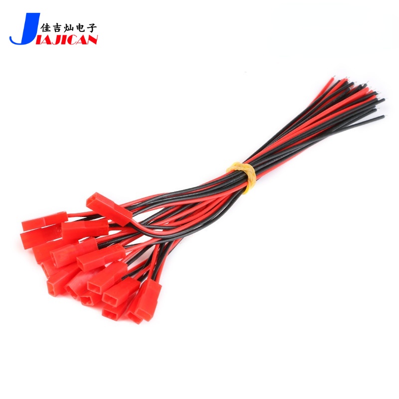 Set 2 Dây Cáp Nối Đầu Cái / Đực Màu Đỏ Đen 10CM / 15CM / 20CM