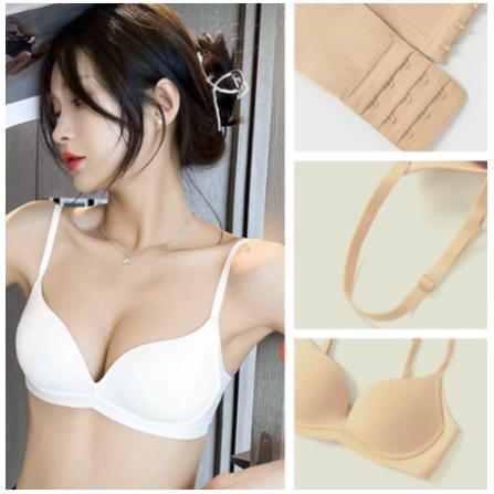 Cao Cấp - Áo Lót Nữ Su Đúc Không Gọng Nhật cao su non siêu nâng Đẩy Ngực và thoáng khí C07