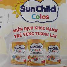 Sữa bột Sunchild Colos 2+ 800g hết date