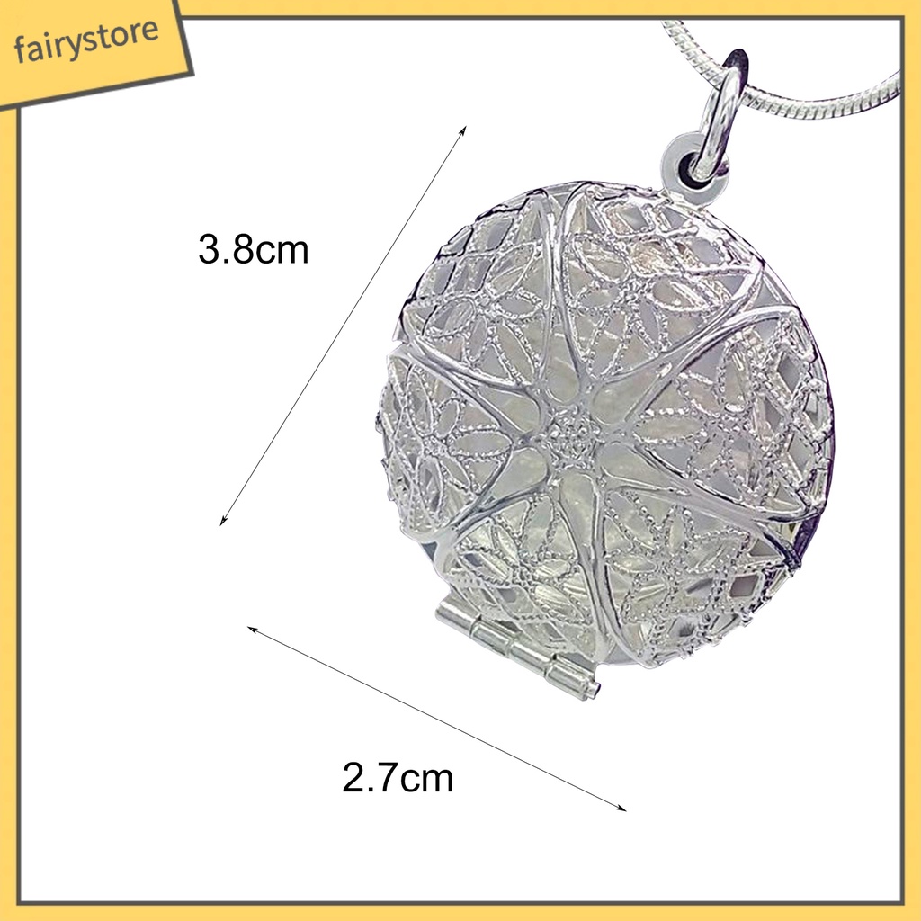 Dây Chuyền Mặt Tròn Rỗng Chắc Chắn Dùng Làm Khung Ảnh Trang Trí Tiệc