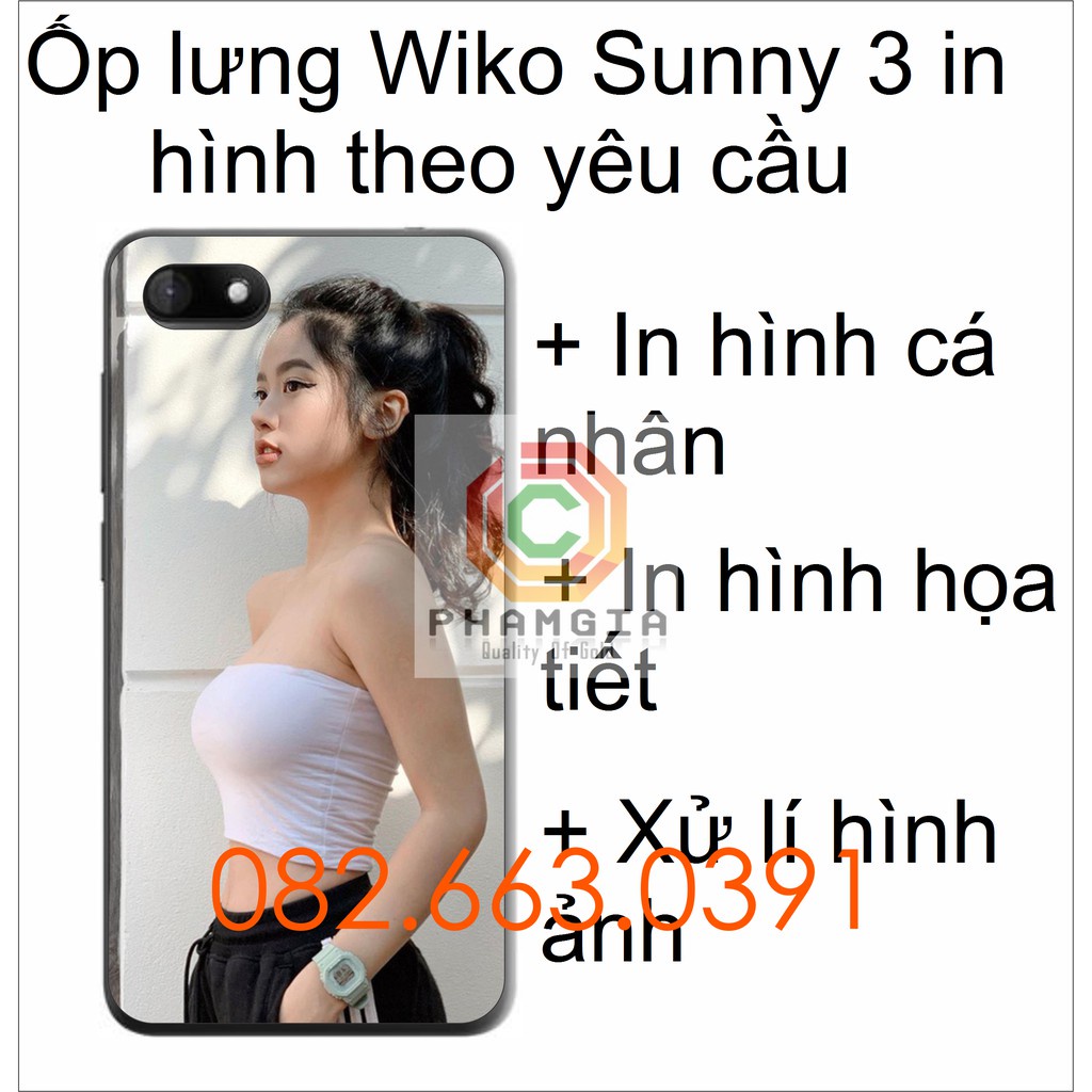 Ốp lưng wiko sunny 3 ốp hình theo yêu cầu &amp; ốp dẻo trong