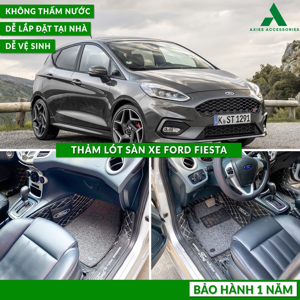 [GIÁ TẬN XƯỞNG][Hình Thật] Thảm Lót Sàn Xe Ô Tô FORD FIESTA - Chống Nước, Chống bẩn, Dễ Lắp Giá Xưởng