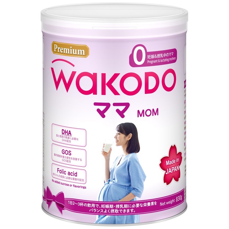 Sữa wakodo bầu hộp 830g