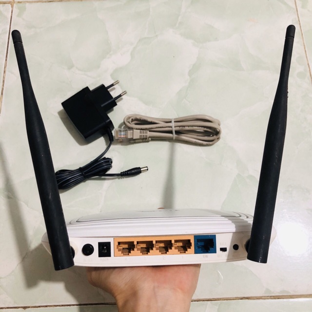 Bộ phát wifi 2 râu Tp-Link WR841N tốc độ 300Mbps hàng QUA SỬ DỤNG, ngoại hình ĐẸP, Tặng 1 cáp LAN