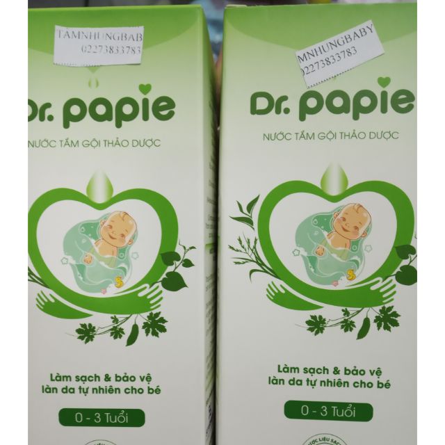 Nước tắm thảo dược Dr. Pepie