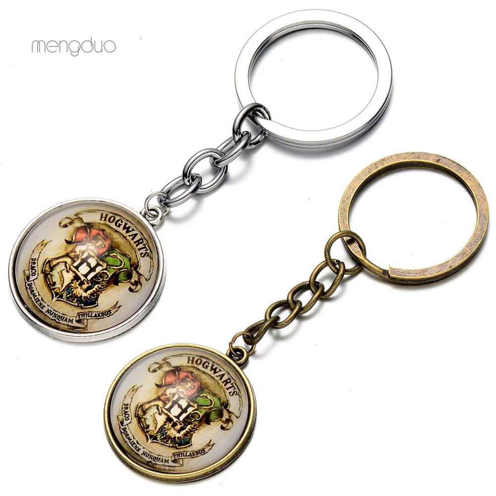 Móc khóa huy hiệu trường phù thủy Hogwart Harry Potter