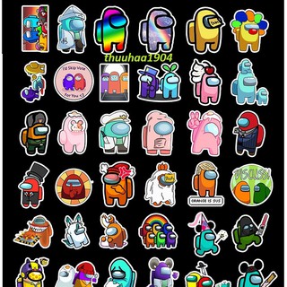 giá sỉ Sticker dán mũ bảo hiểm among us Sticker chống nước sticker dán laptop, điện thoại, đàn guitar, mũ bảo hiểm, vali