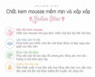 Son cây kem Gelato Tint