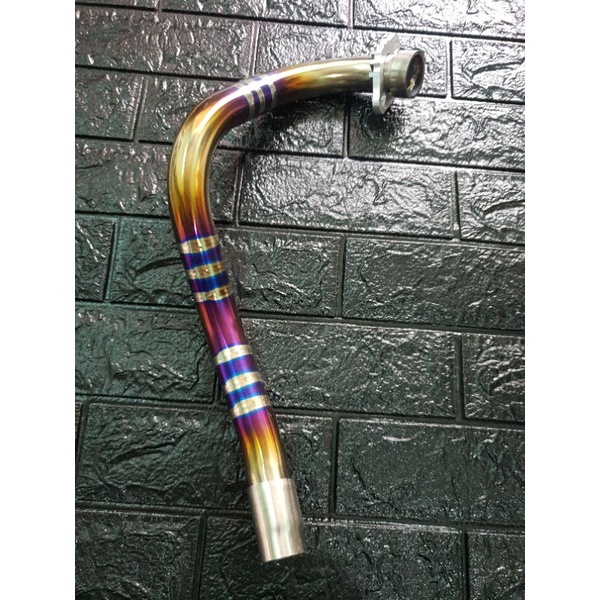 Cổ pô EXCITER 150 MX KING cổ titan gắn pô zin.