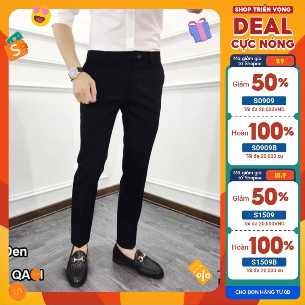 Quần Âu đen dáng hàn