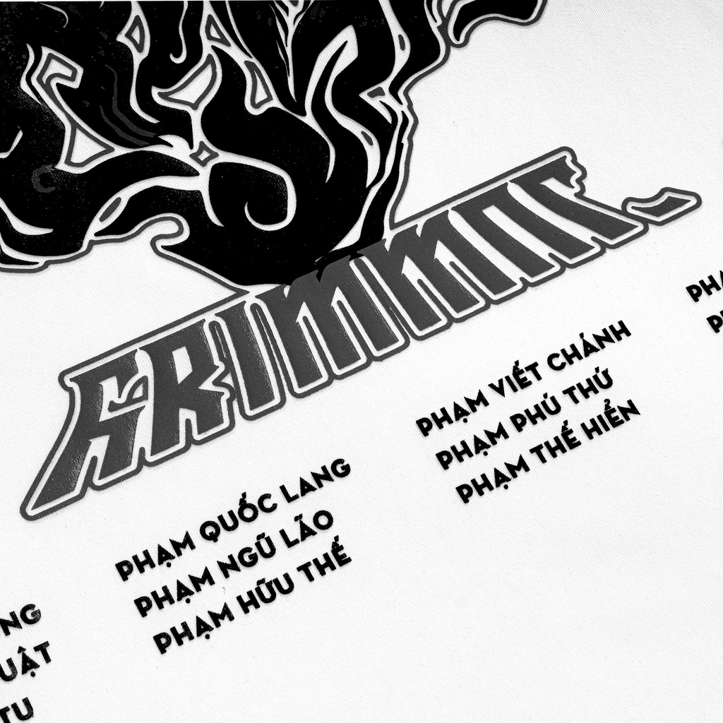 Grimm DC Áo Kiêu hùng Phạm gia - The pride of Pham // Trắng