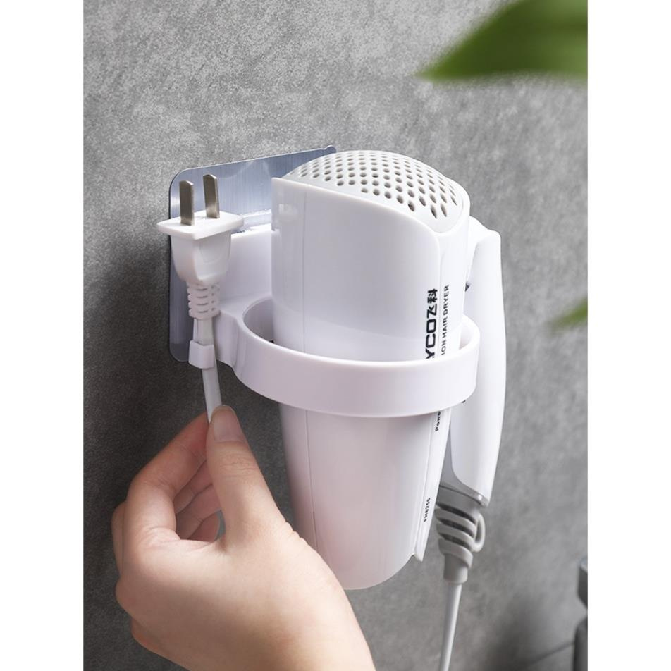 [HNSP60]Giá Đỡ Máy Sấy Tóc Dán Tường Nanotech2077 ⭐[SIÊU SALE]Giá đỡ sấy tóc Thiết Kế DECOR Sang Trọng Tiện Dụng