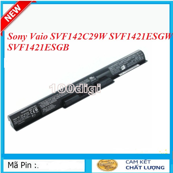 Pin laptop Sony Vaio SVF142C29W SVF1421ESGW SVF1421ESGB