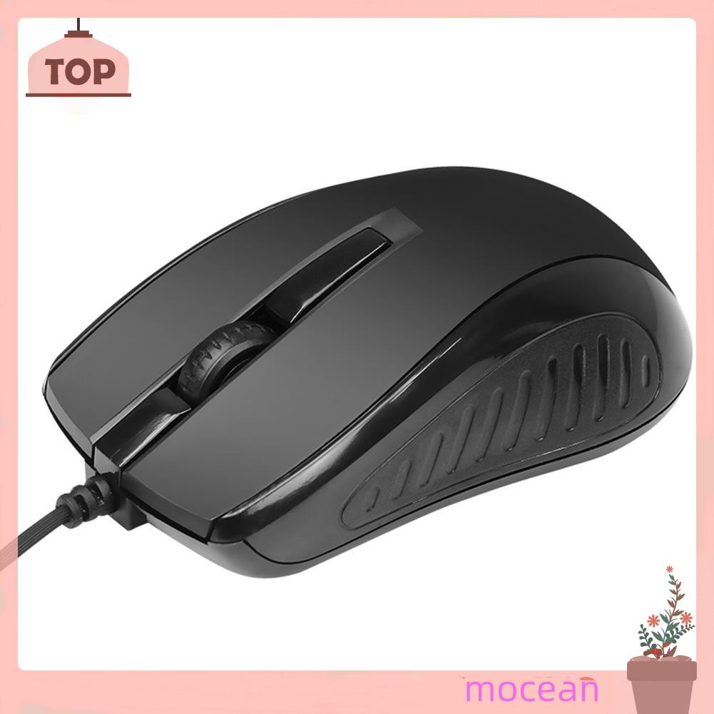 Mocean ZERODATE M508 Wired Optical Ergonomics 3 Buttons 1000DPI Computer USB Mouse