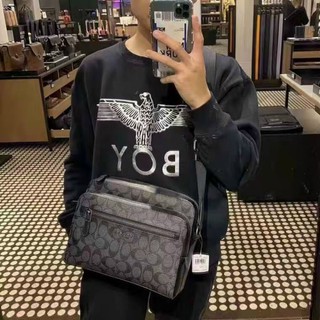 Túi đeo chéo C0ach Fro men da thật xịn xò