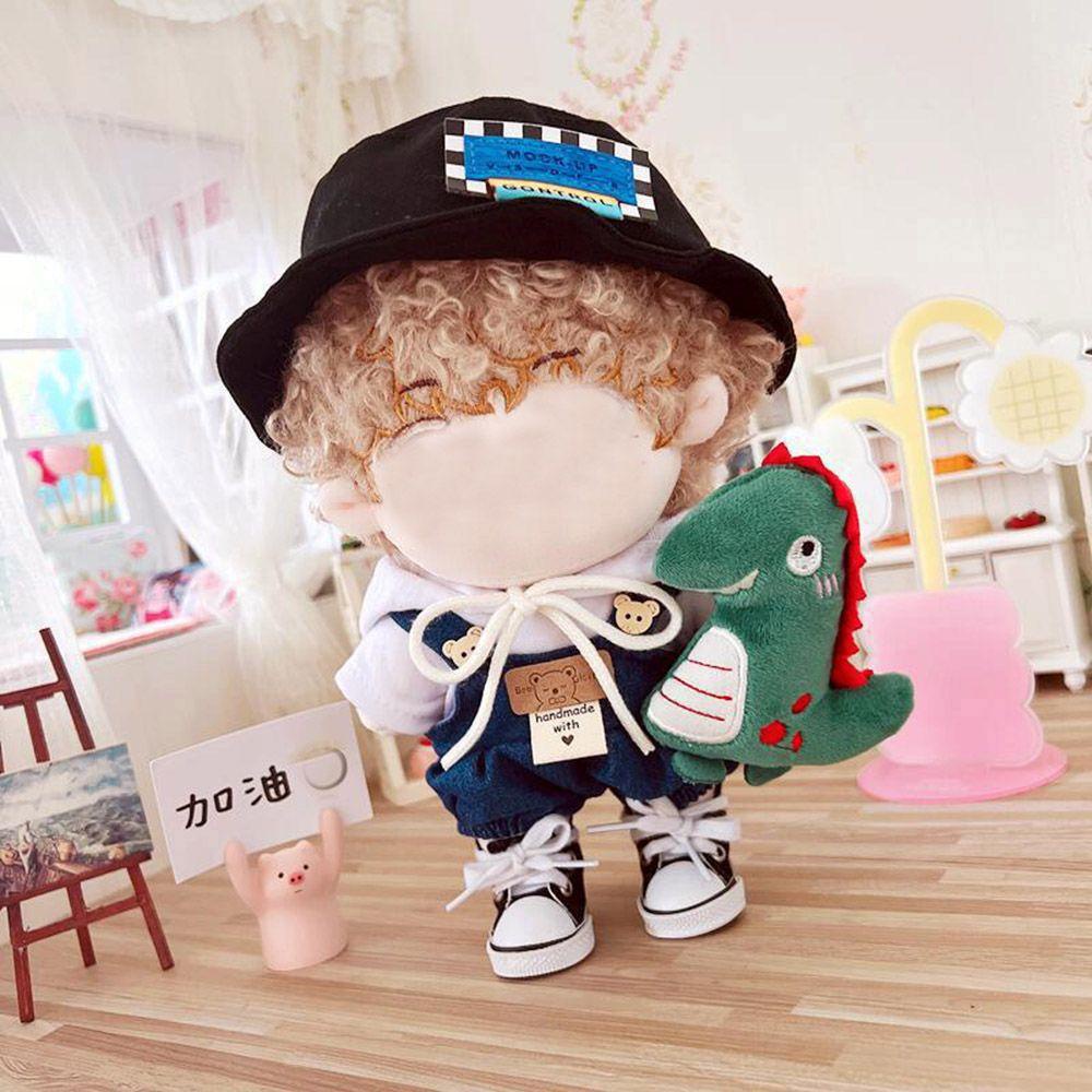Bebetterm Quần Yếm Phụ Kiện Búp Bê Đồ Chơi Trẻ Em Có Mũ Ngư Dân