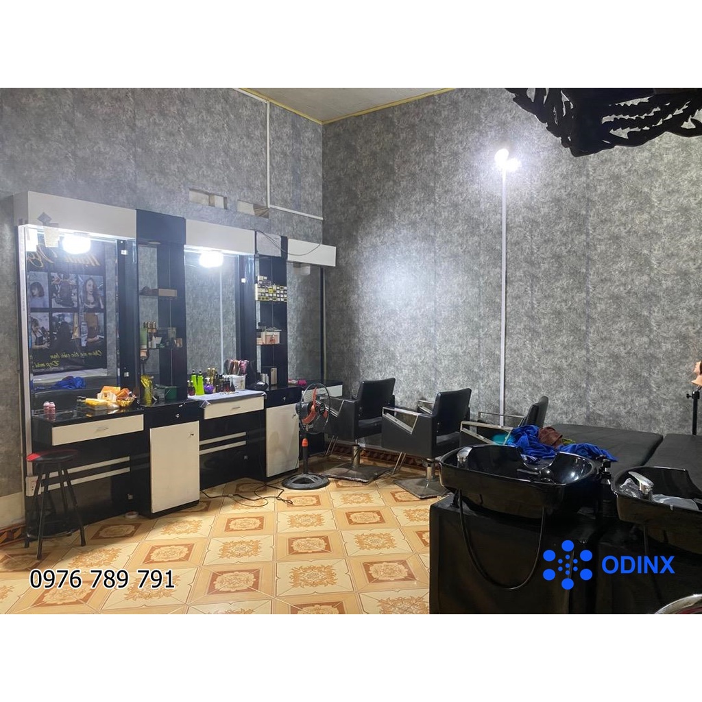 Giấy Dán Tường Phòng Ngủ Trơn 1 Màu Có Sẵn Keo Cuộn 10m Khổ 45cm ODINX