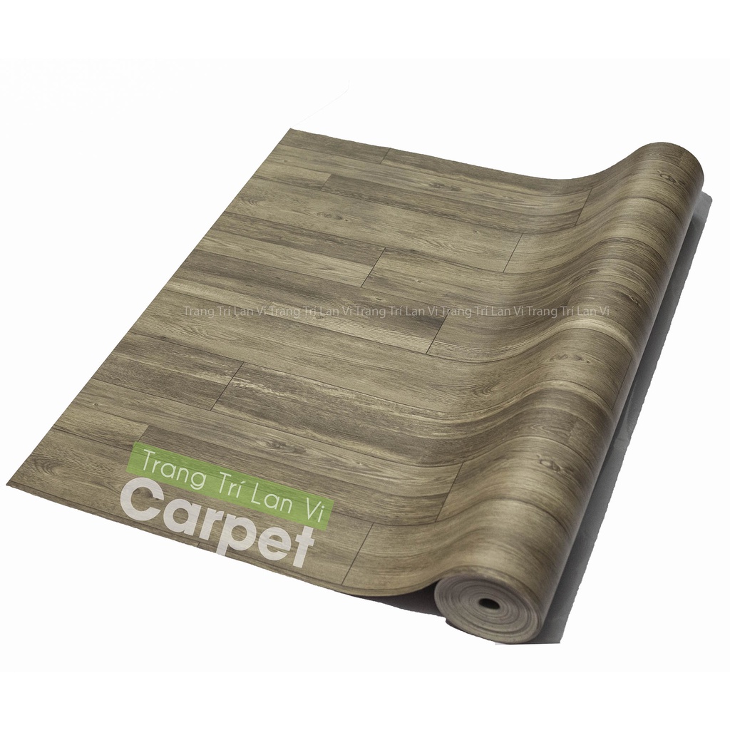 Thảm trải sàn simili, thảm lót trải phòng sàn giả gỗ nền nhựa pvc nhám giá rẻ dày 0.5mm nhiều mẫu