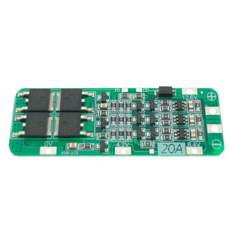 Bảng Mạch Sạc Pin li-ion 18650 3s 20a 12.6v cell 59x20x3.4mm Chuyên Dụng