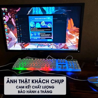 Bàn Phím Chuột Giả Cơ G21 - Chuyên game - Có đèn LED 7 màu - Cho máy tính, laptop