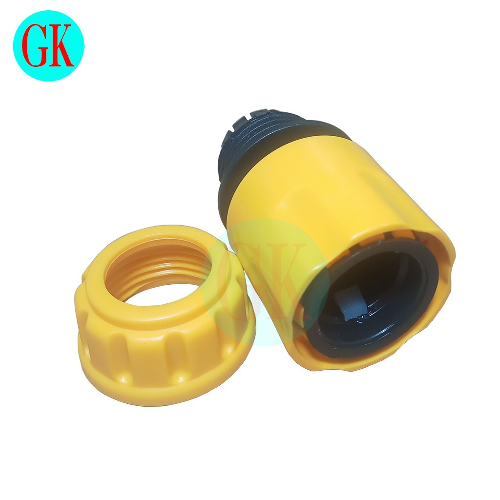Đầu nối nhanh ống nước mềm màu vàng [K-09-01]