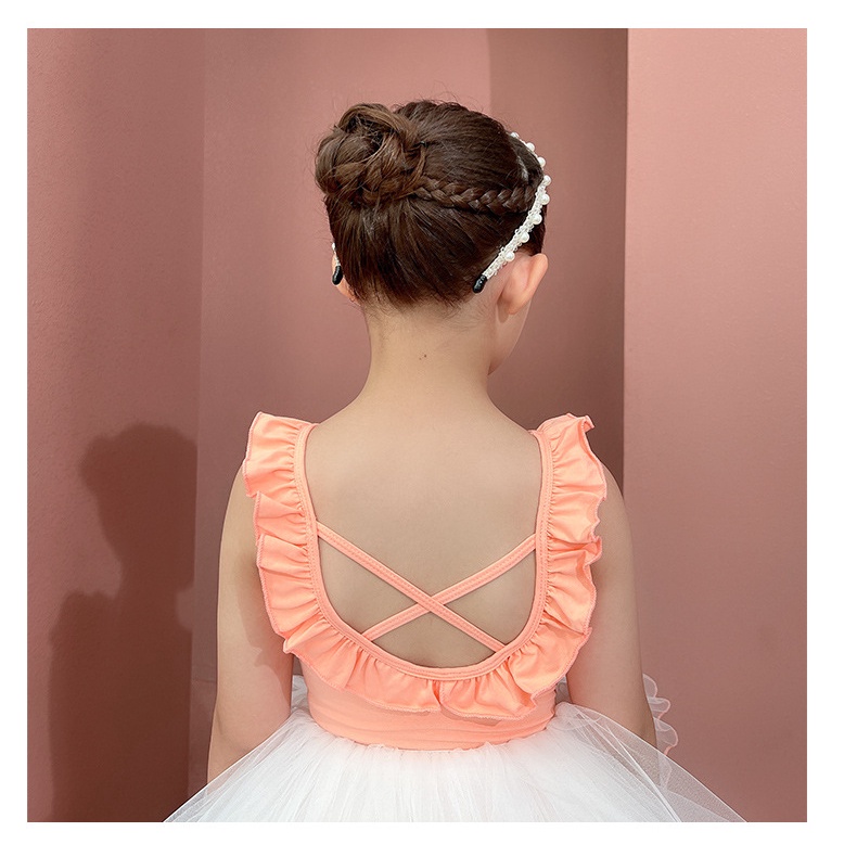 Bộ Trang Phục Múa Ba Lê Bằng Vải Cotton Dành Cho Bé Gái