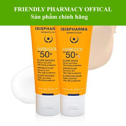 UVEBLOCK SPF 50+ FLUID – Kem chống nắng dành cho mọi loại da, giúp da chống khỏi tia UVA,UVB (40ml)