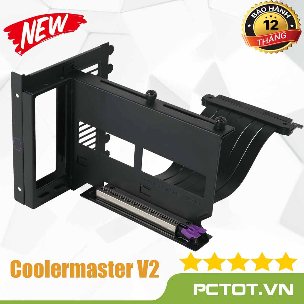 Bộ giá đỡ dựng VGA Cooler master kèm riser chính hãng v2 - Bảo hành 12 tháng