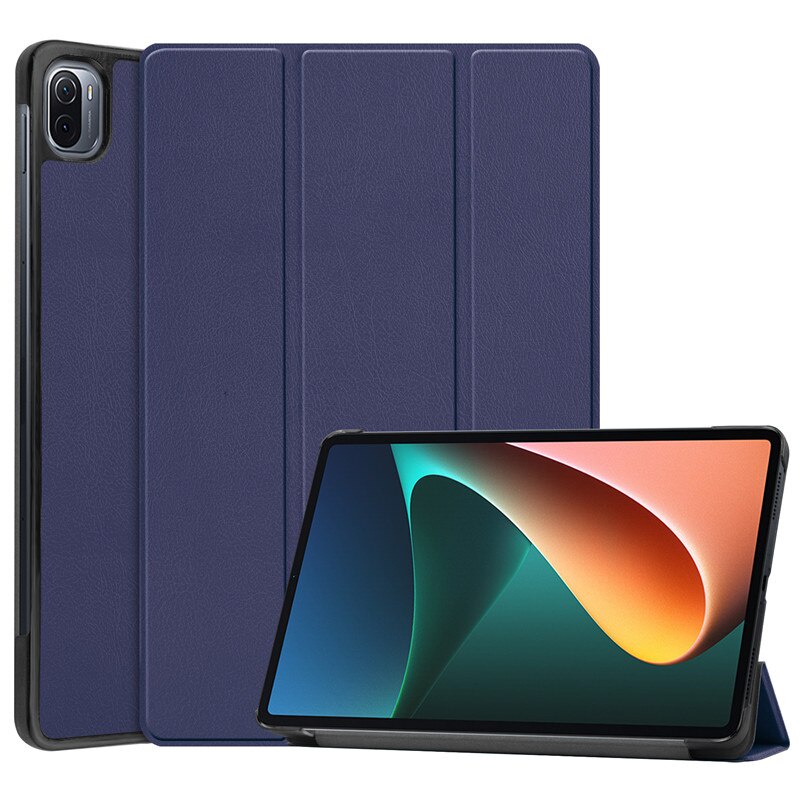 Bao Da Pu Máy Tính Bảng Nắp Gập Thông Minh Kèm Giá Đỡ Đứng Cho Xiaomi Mipad 5 Mipad 5 Pro 2021 11inch