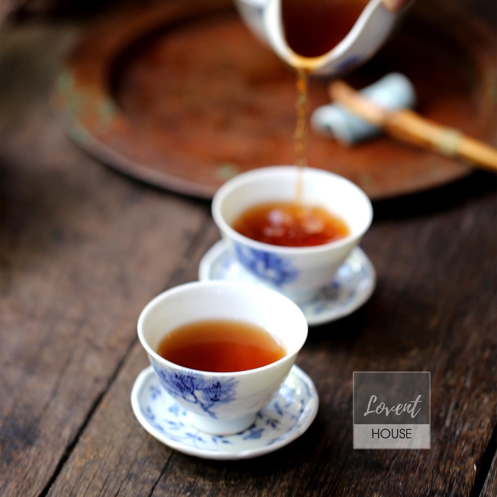 Trà Tiểu Thanh Cam Phổ Nhĩ Cung Đình 8 năm - 1viên 5g - Thanh mát hậu vị sâu, tốt cho sức khỏe